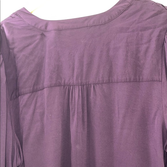 Lane Bryant Deep Purple Blouse - Picture 9 of 13